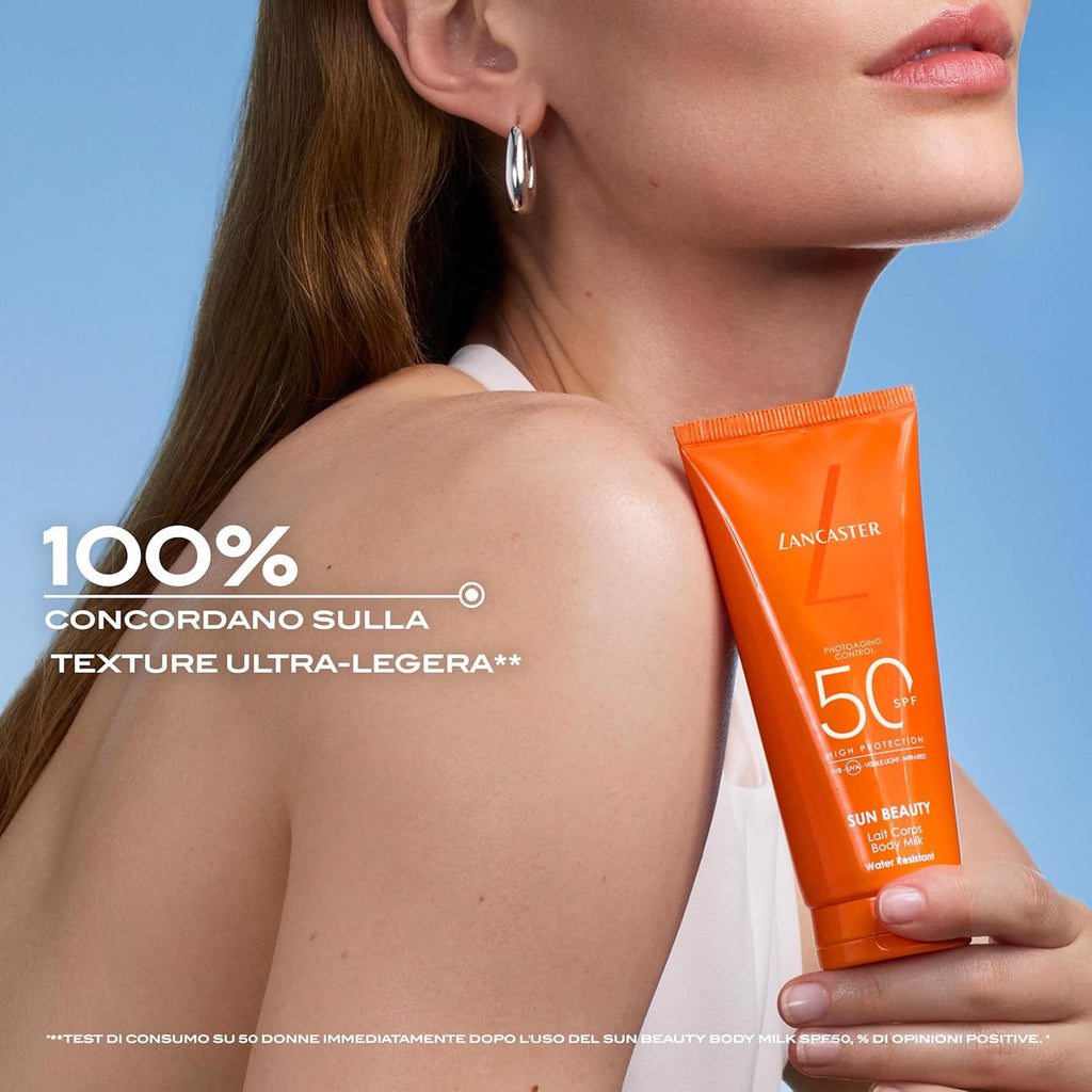 Lancaster Sun Beauty Body Milk SPF50 - 100ml Sunscreen