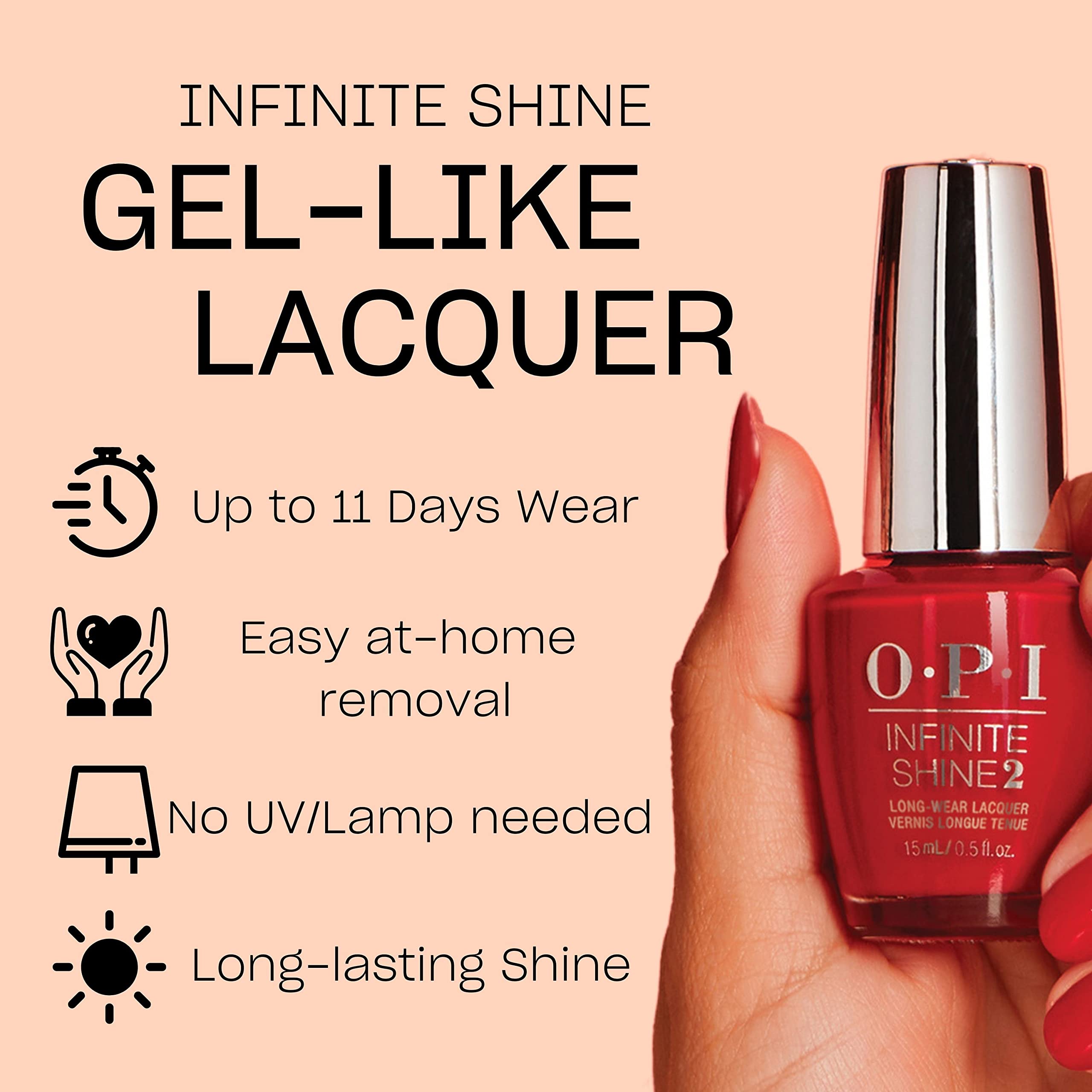 OPI Infinite Shine Gift Set 15ml Base Coat + 15ml Top Coat