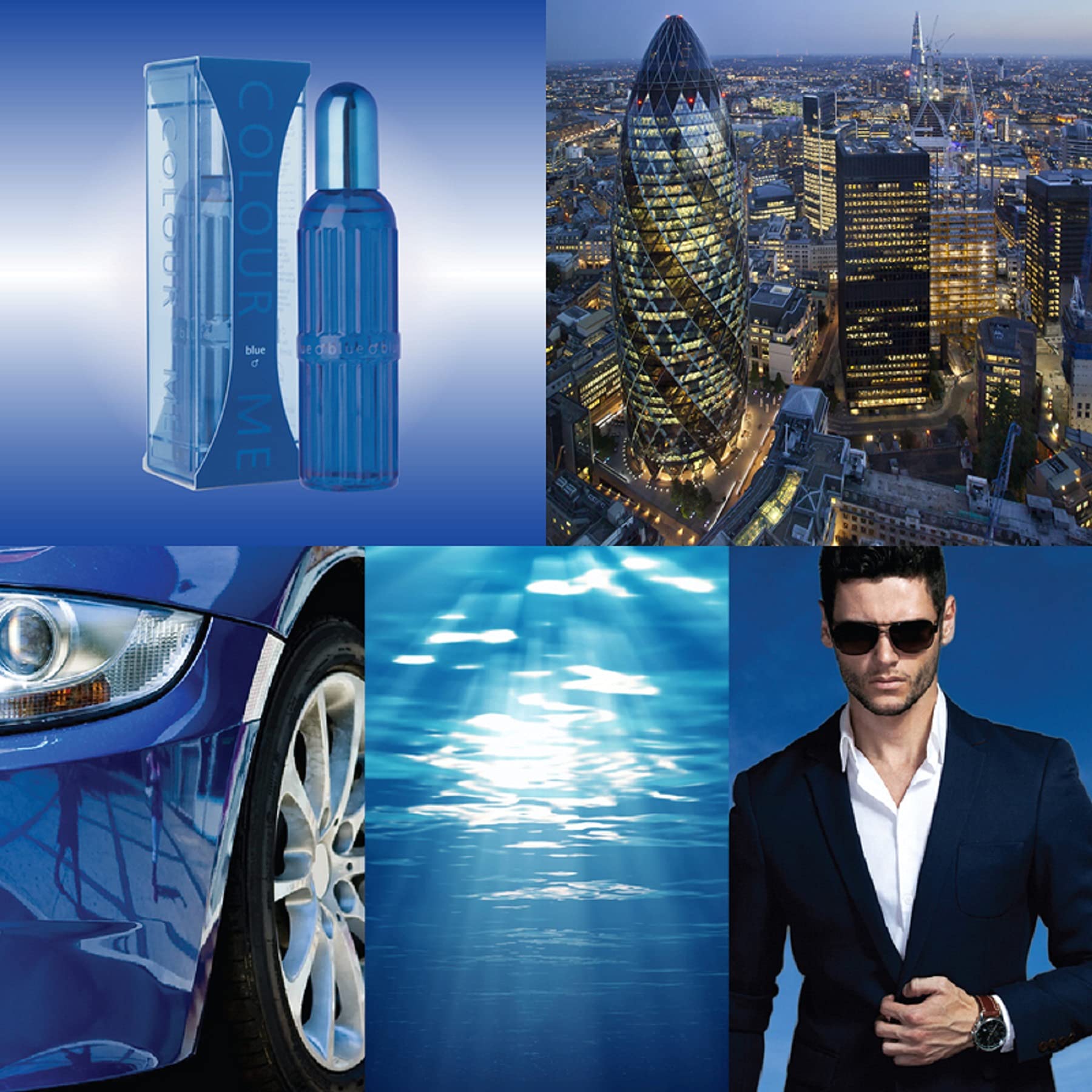 Milton Lloyd Colour Me Blue Eau de Parfum 90ml Spray - Eau de Toilette at MyBeautyBoutique by Milton Lloyd