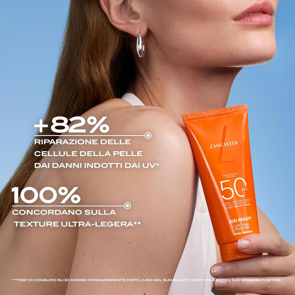 Lancaster Sun Beauty Body Milk SPF50 - 100ml Sunscreen
