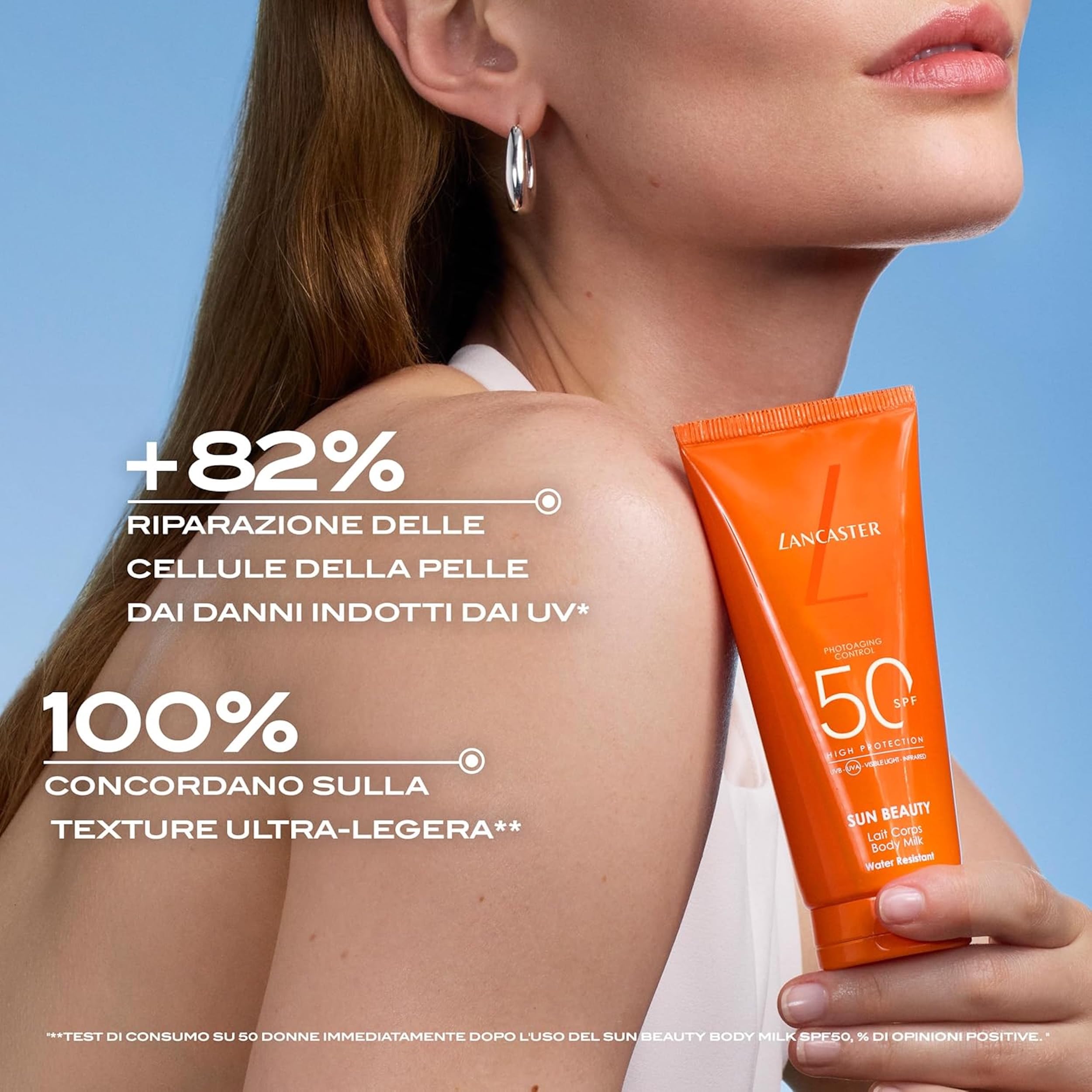 Lancaster Sun Beauty Body Milk SPF50 - 100ml Sunscreen