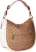 Coach Sutton Hobo Tan Coated Canvas Shoulder Bag