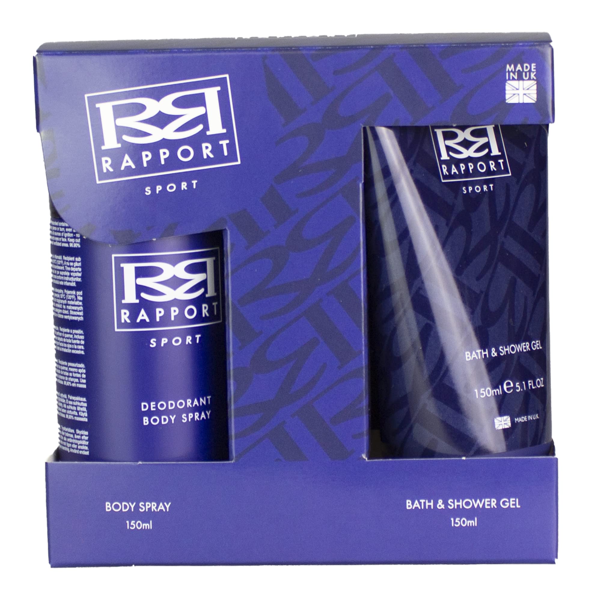 Dana Rapport Sport Gift Set 150ml Shower Gel + 150ml Deodorant Body Spray - Shower Gel at MyBeautyBoutique by Dana