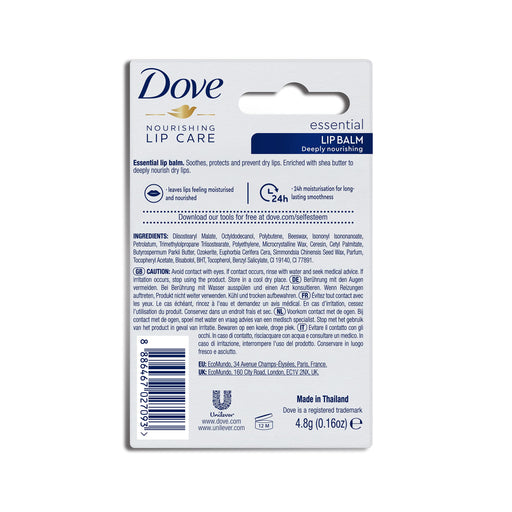 Dove Nourishing Lip Care Essential Lip Balm 4.8g