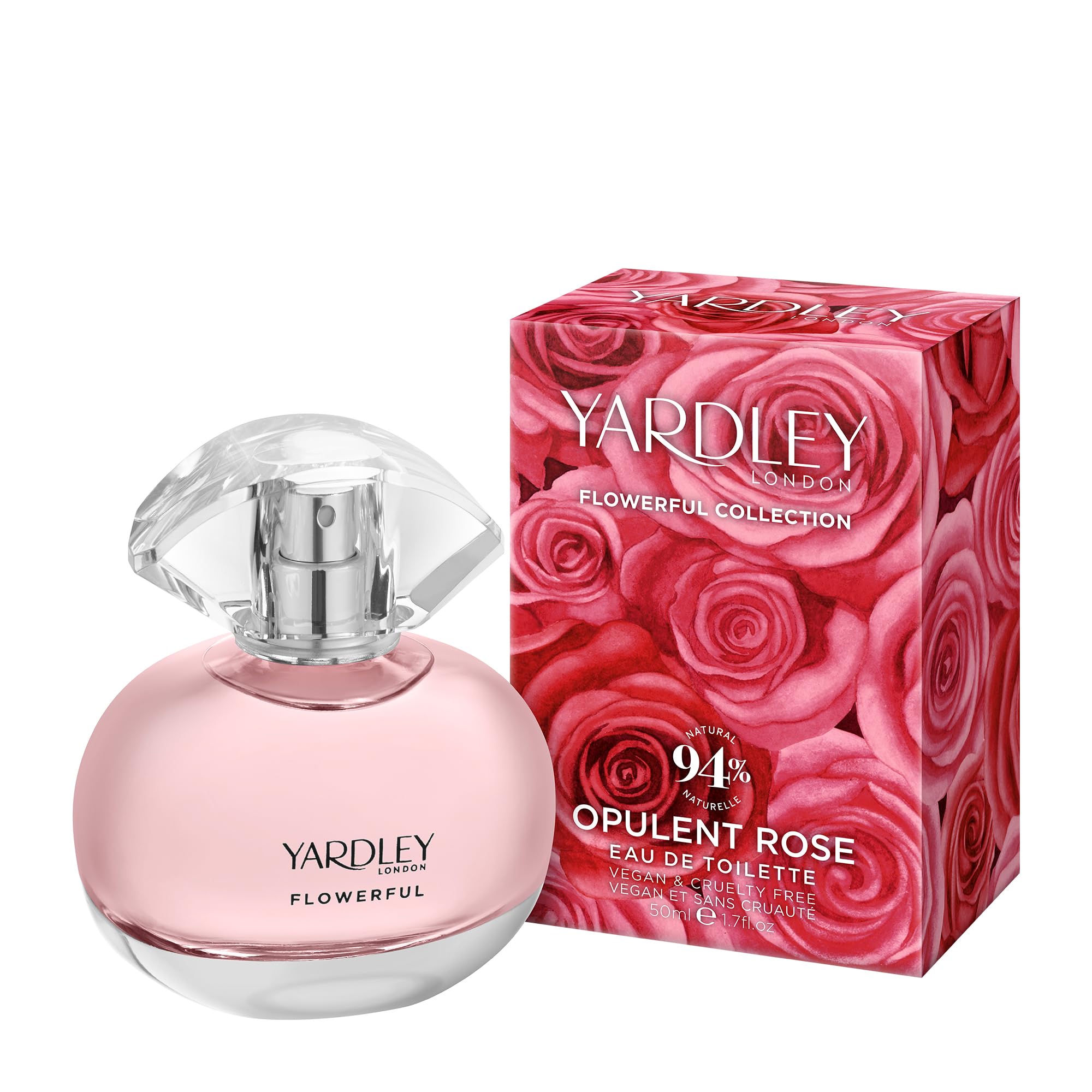 Yardley Opulent Rose Eau De Toilette 50ml Spray