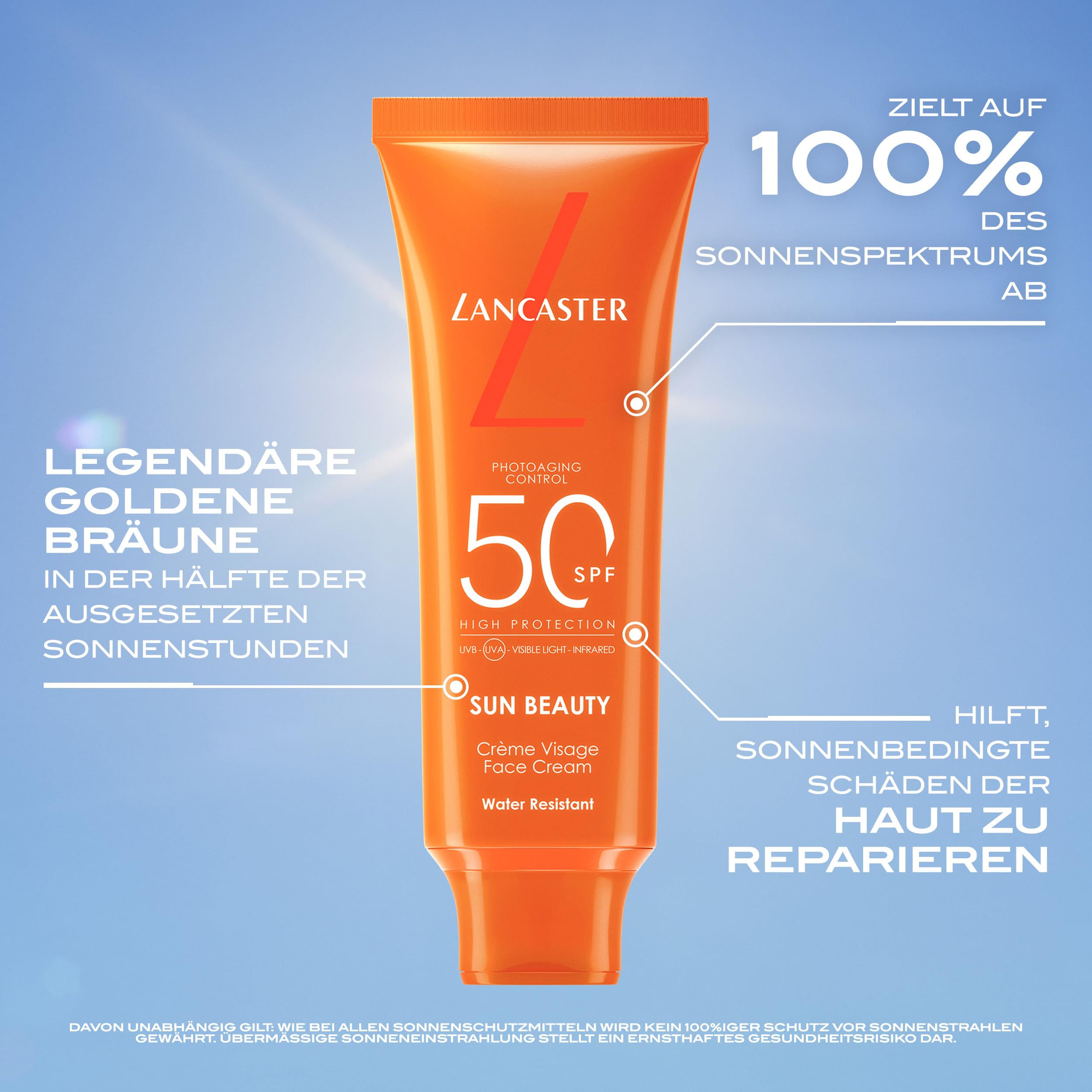 Lancaster Sun Beauty Sublime Tan Face Cream SPF30 50ml