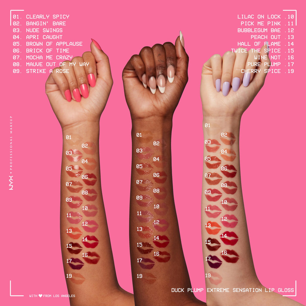 Nyx Professional Makeup Duck Plump Lip Gloss 6.8ml - Hall Of Flame