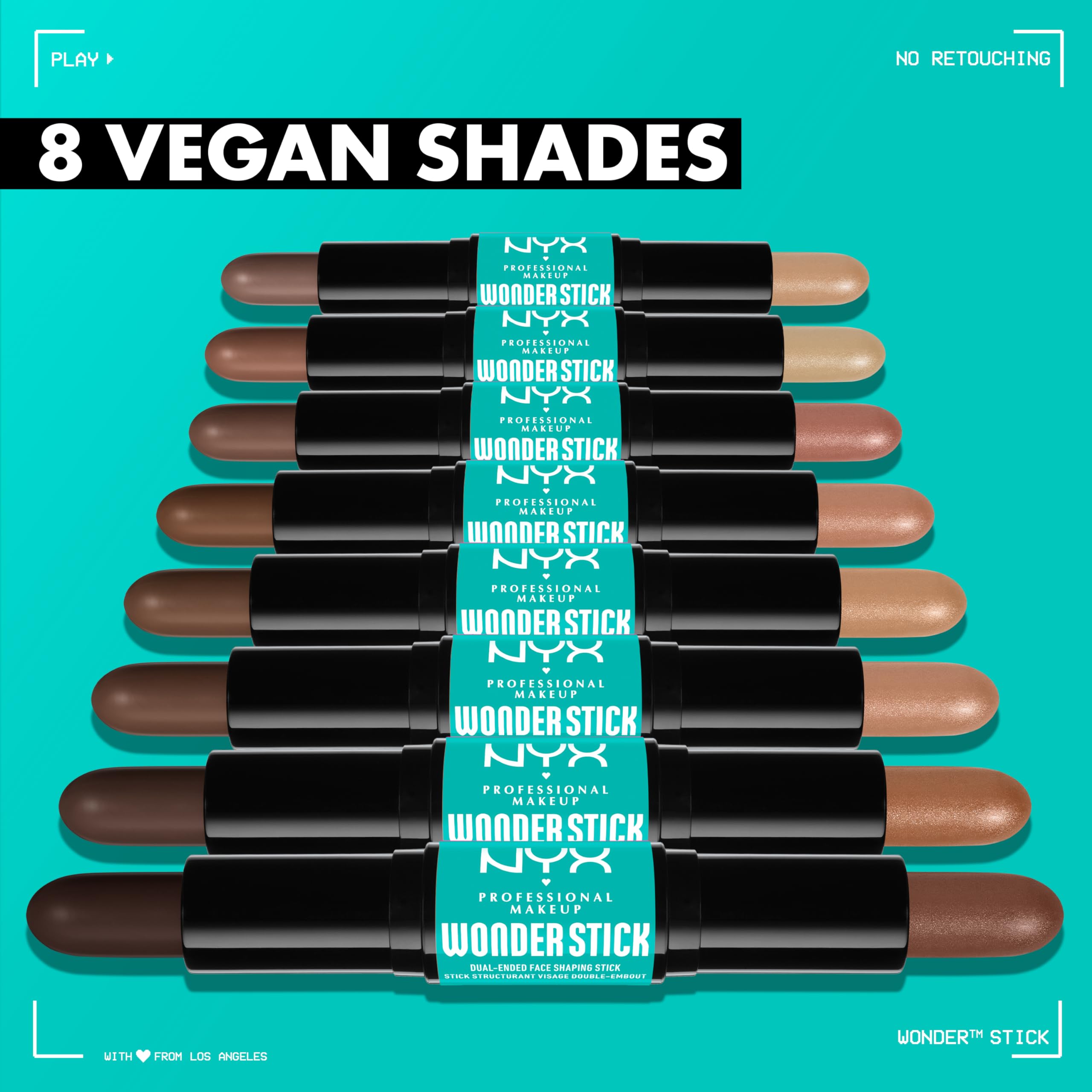 NYX Wonderstick Dual Ended Face Shaping Stick 8g - 02 Universal Light