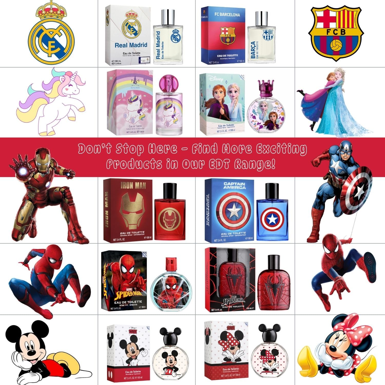 Disney Minnie Mouse Eau de Toilette 100ml Spray
