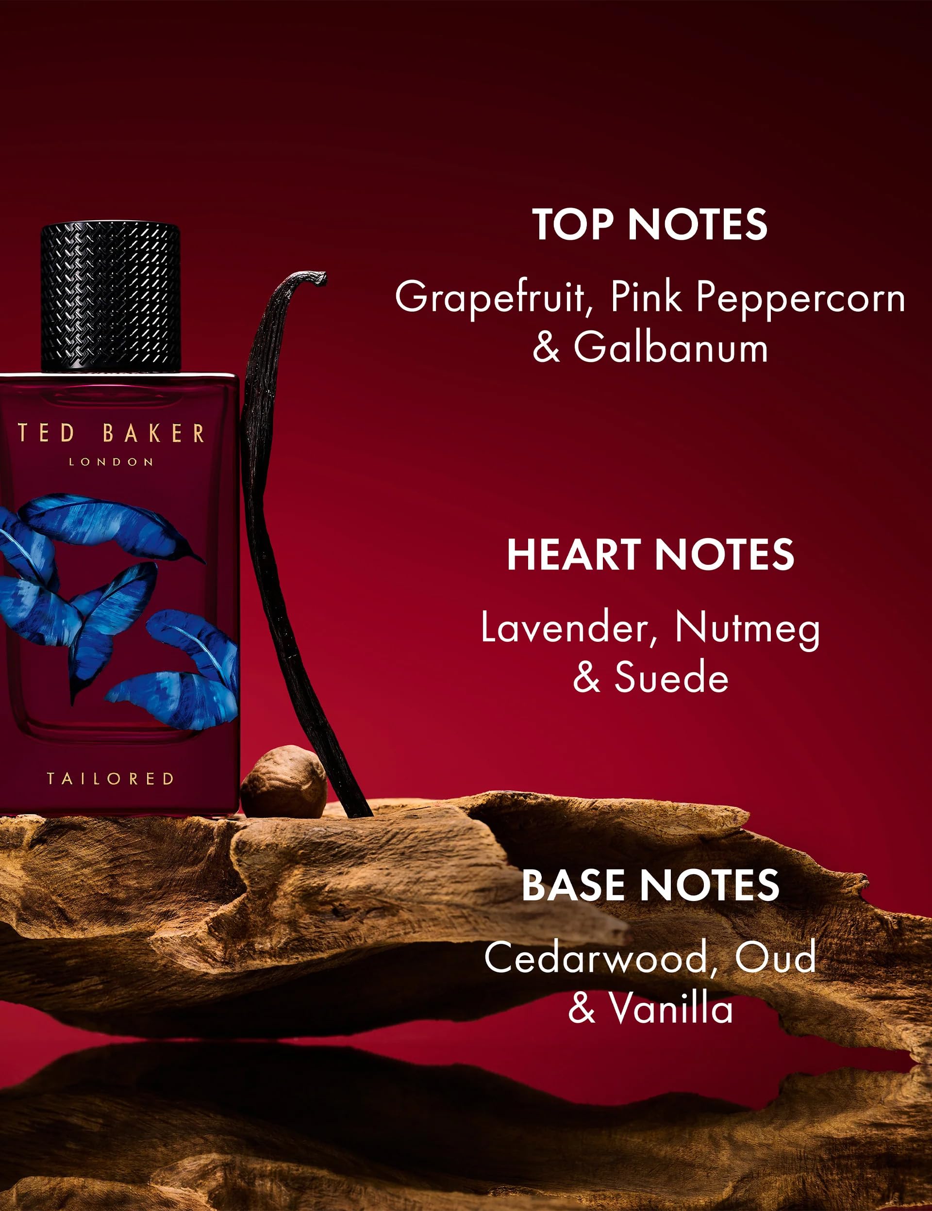 Ted Baker Tailored Wood Eau de Parfum 100ml Spray