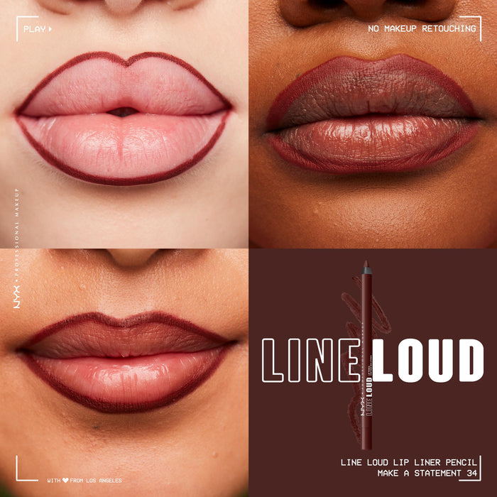 NYX Line Loud Lip Pencil 1.2g - 34 Make a Statement