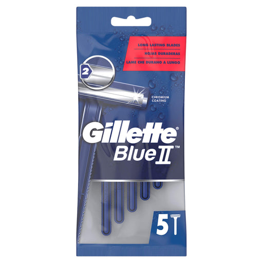 Gillette Blue II Disposable Razors Fixed Head