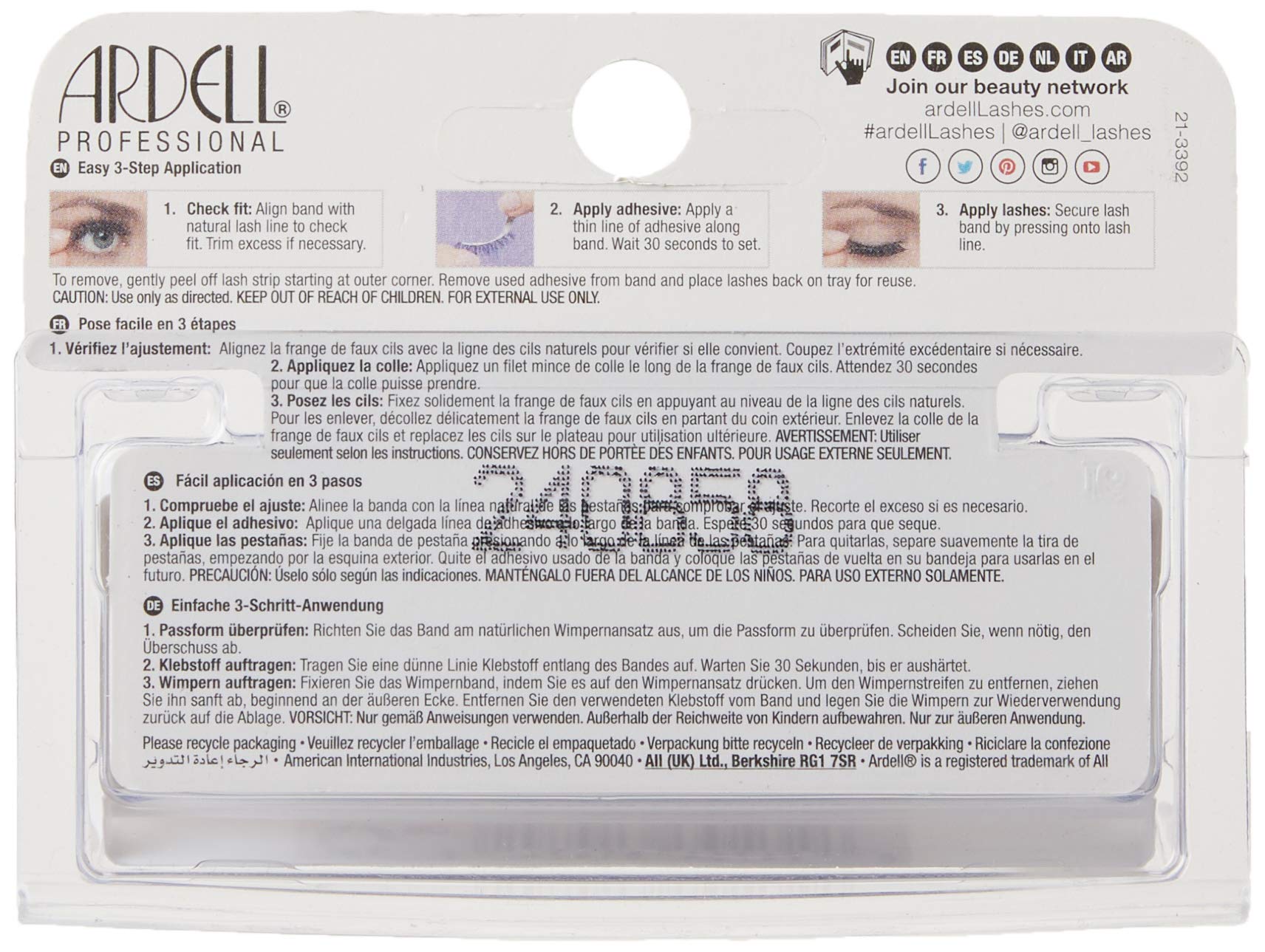 Ardell Color Impact Eyelashes - 110 Blue