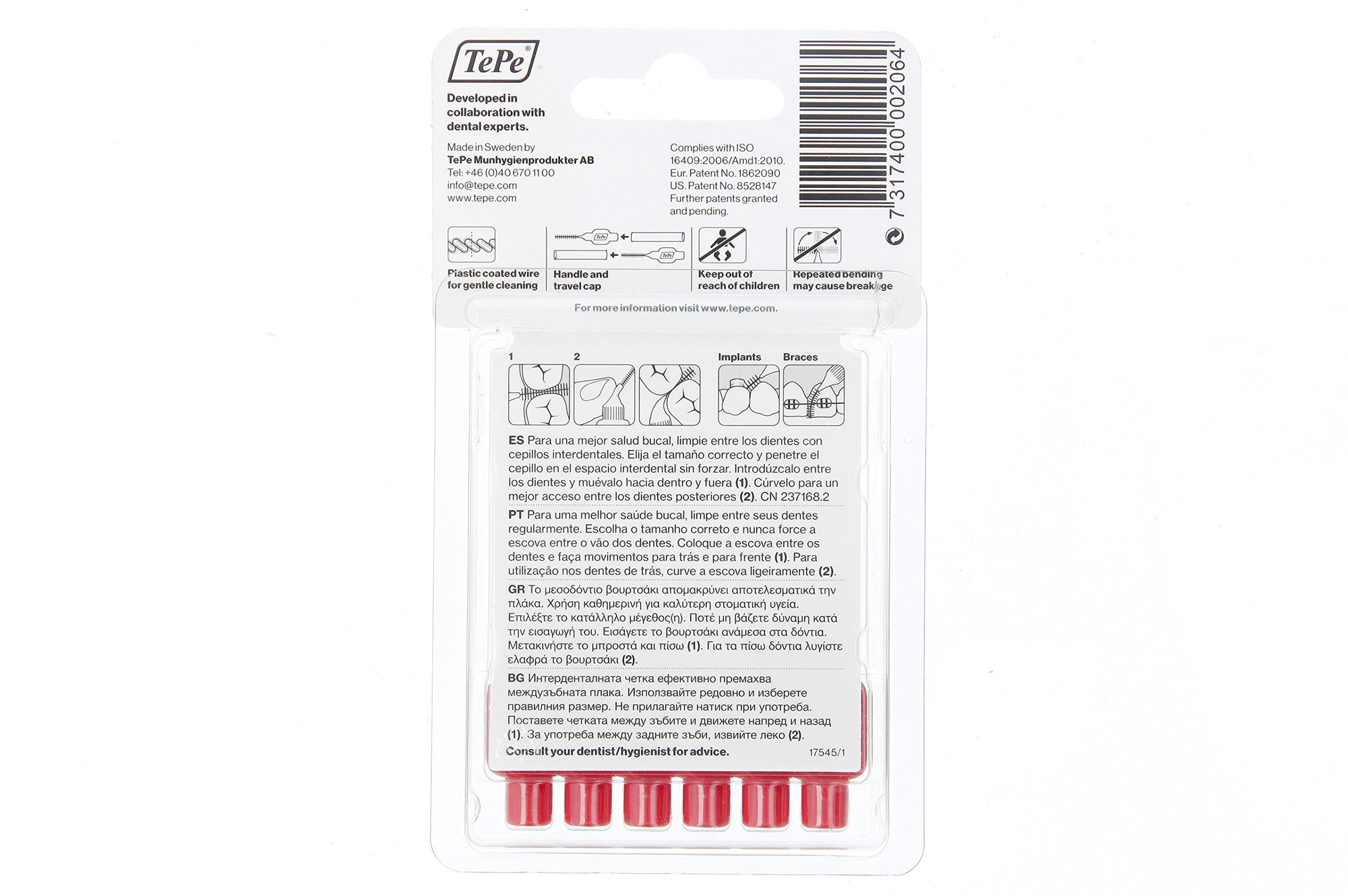 TePe Interdental Brushes Red 0.5mm 