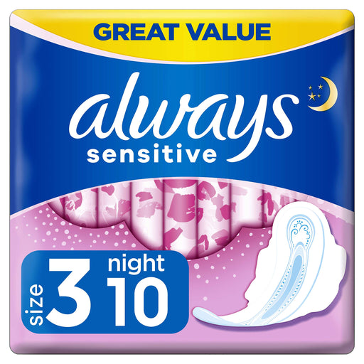 Always Soft & Fit Pads Night