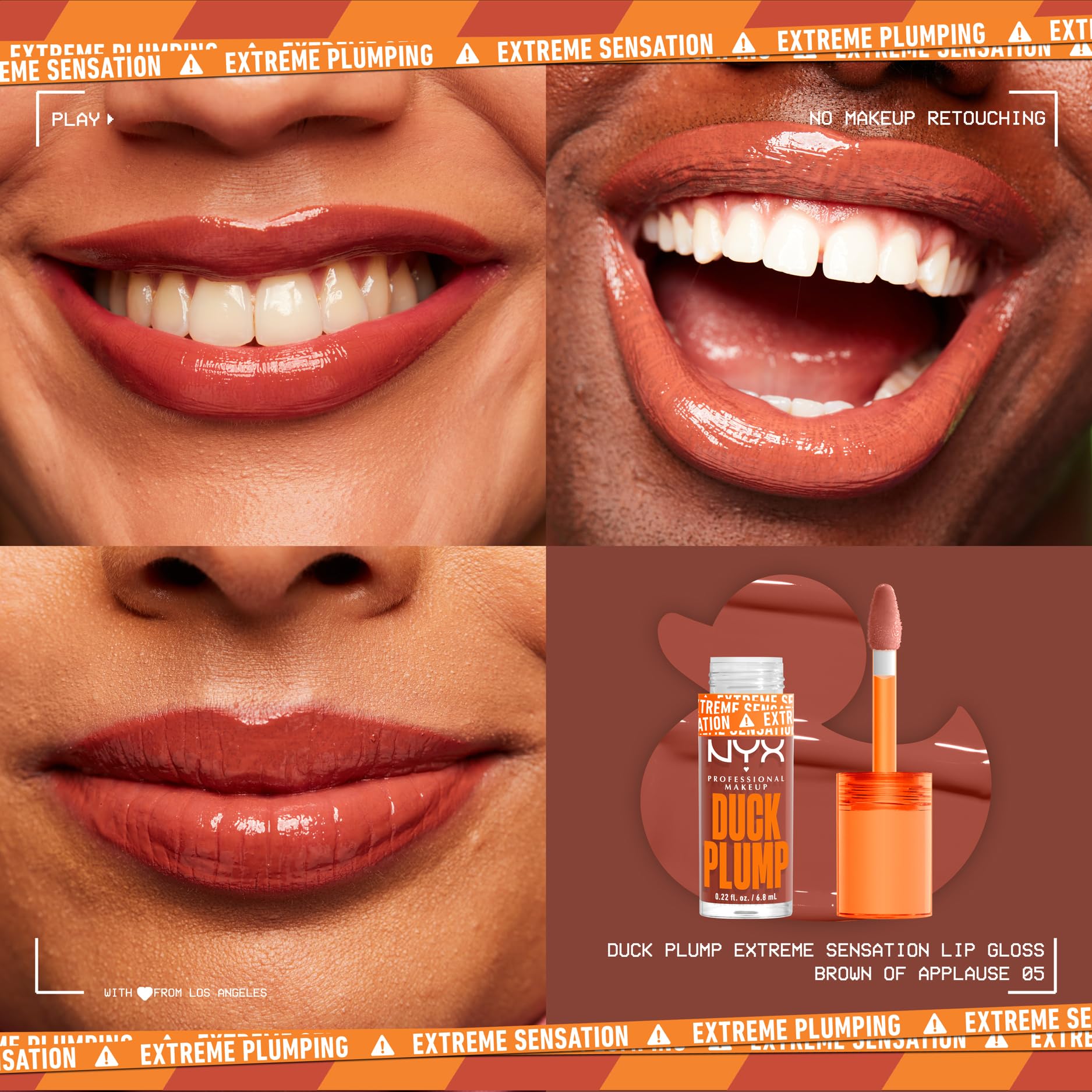 NYX Duck Plump 05 Brown Of Applause Lip Plumper 7ml