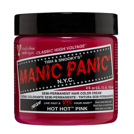 Manic Panic High Voltage Hot Hot Pink Semi-Permanent Hair Color Cream 118ml