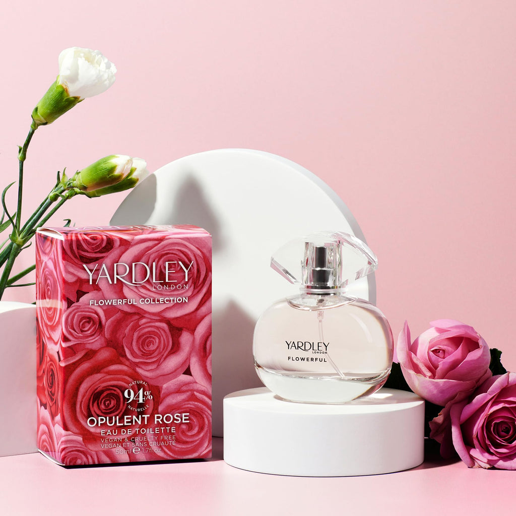 Yardley Opulent Rose Eau De Toilette 50ml Spray
