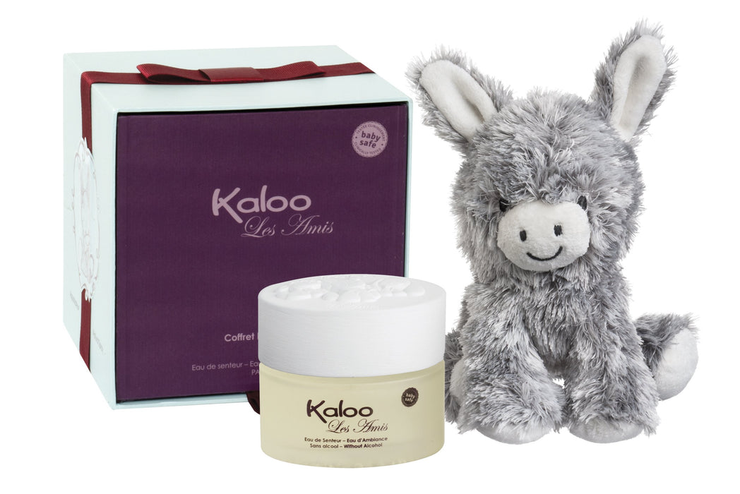 Kaloo Les Amis Gift Set 100ml Scented Water + Donkey Plush Toy