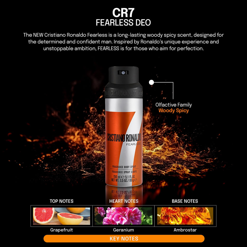 Cristiano Ronaldo CR7 Fearless Body Spray 150ml