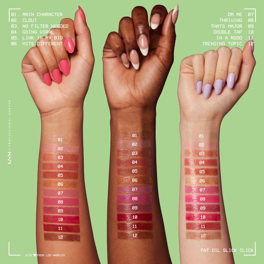 NYX Fat Oil Slick Click Shiny Lip Balm 2g - Link In My Bio