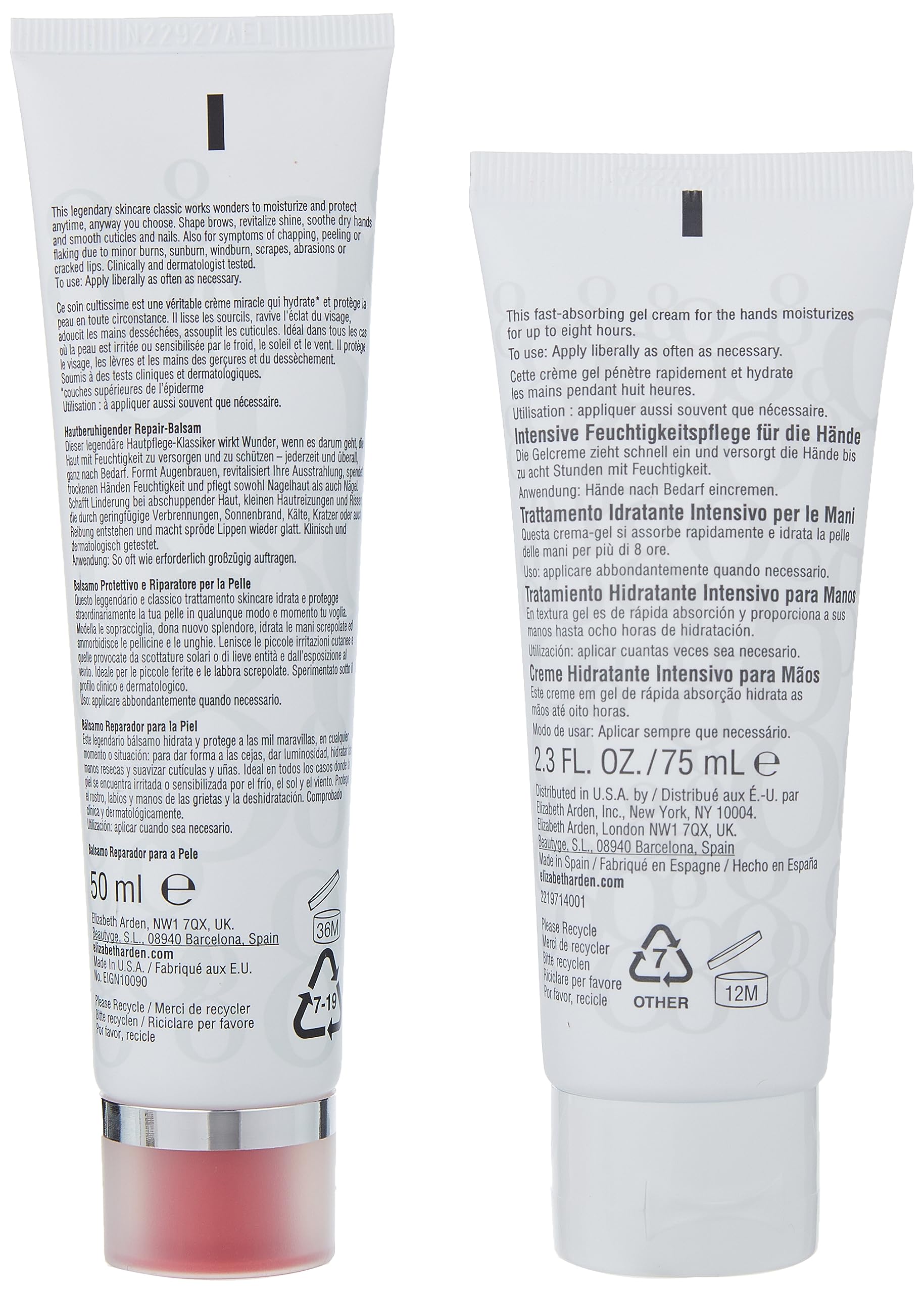 Elizabeth Arden Eight Hour Cream Gift Set 50ml Cream + 75ml Hand Treatment + 3.7g Protecting Lip Stick SPF15