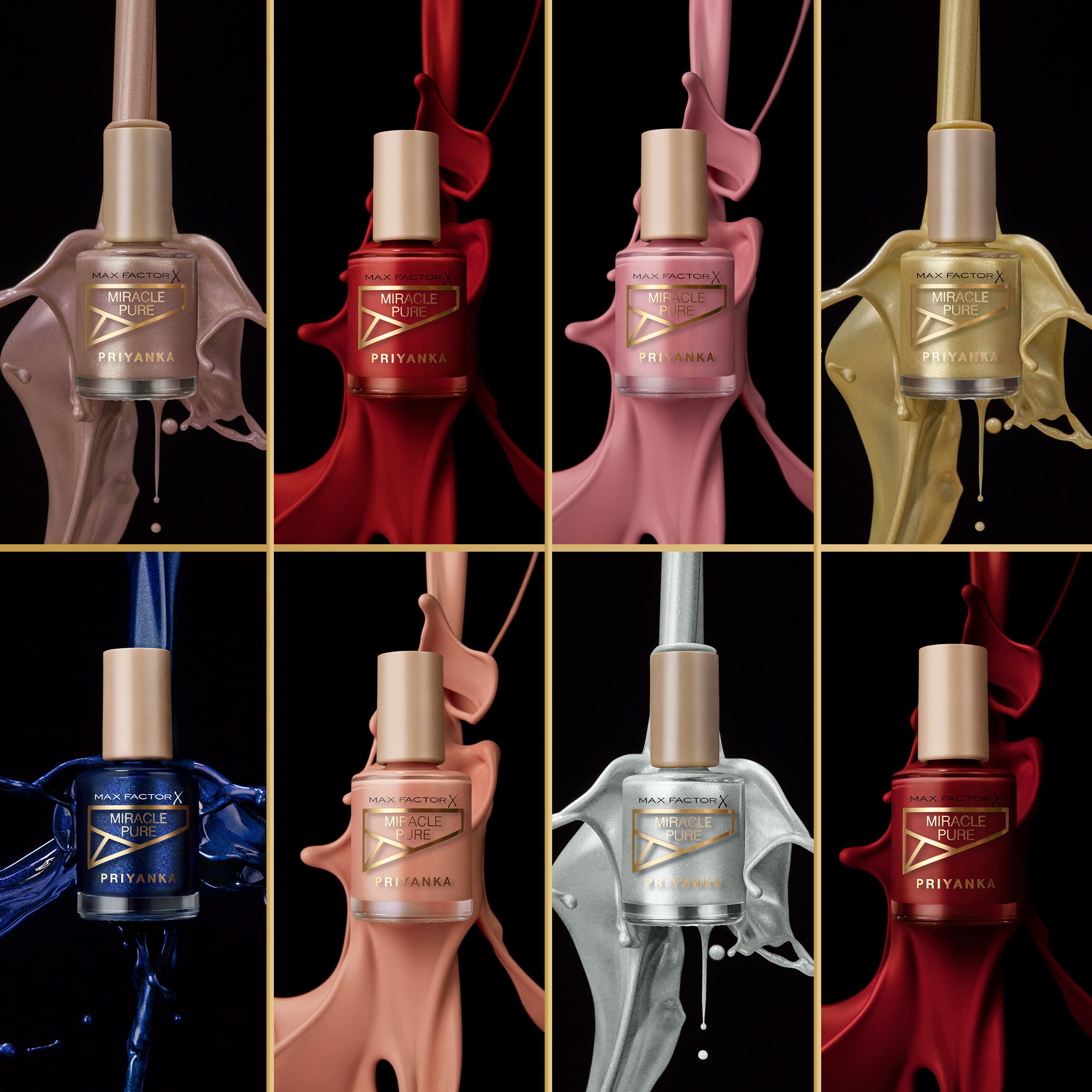 Max Factor Priyanka Miracle Pure Nail Polish 12ml - 830 Starry Night