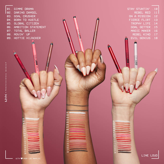 NYX Line Loud Lip Pencil 1.2g - 03 Goal Crusher