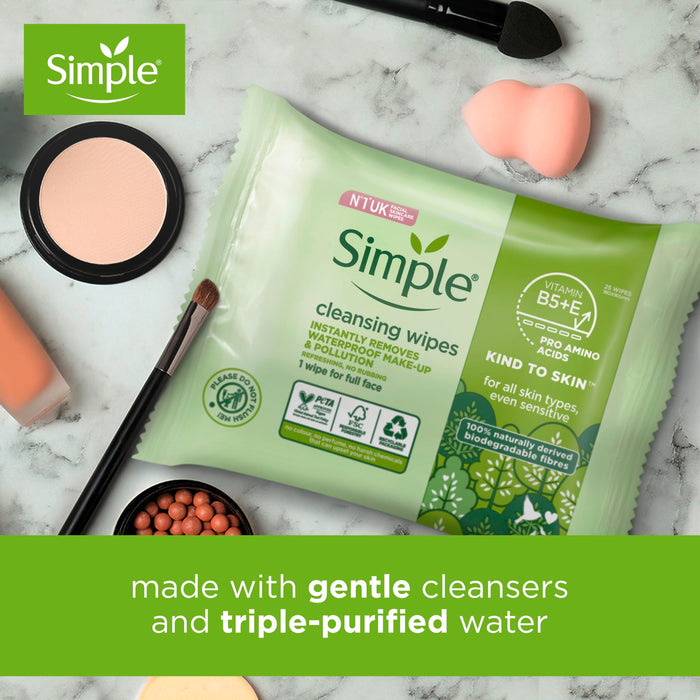 Simple Facial Wipes Cleansing