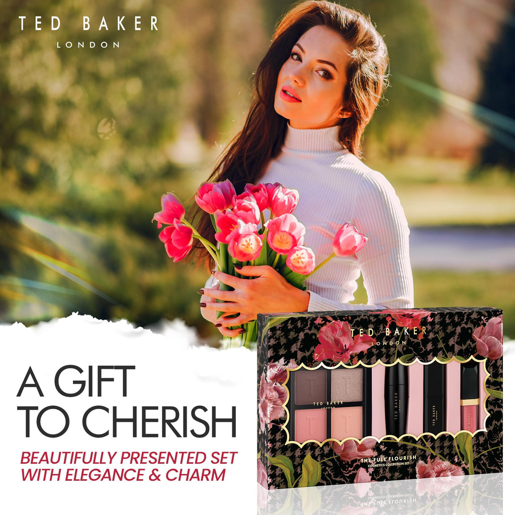 Ted Baker The Full Flourish Christmas Collection Set Gift Set 1x 4 Eyeshadow Palette + 1x Lipstick + 1x Mascara + 1x Lipgloss
