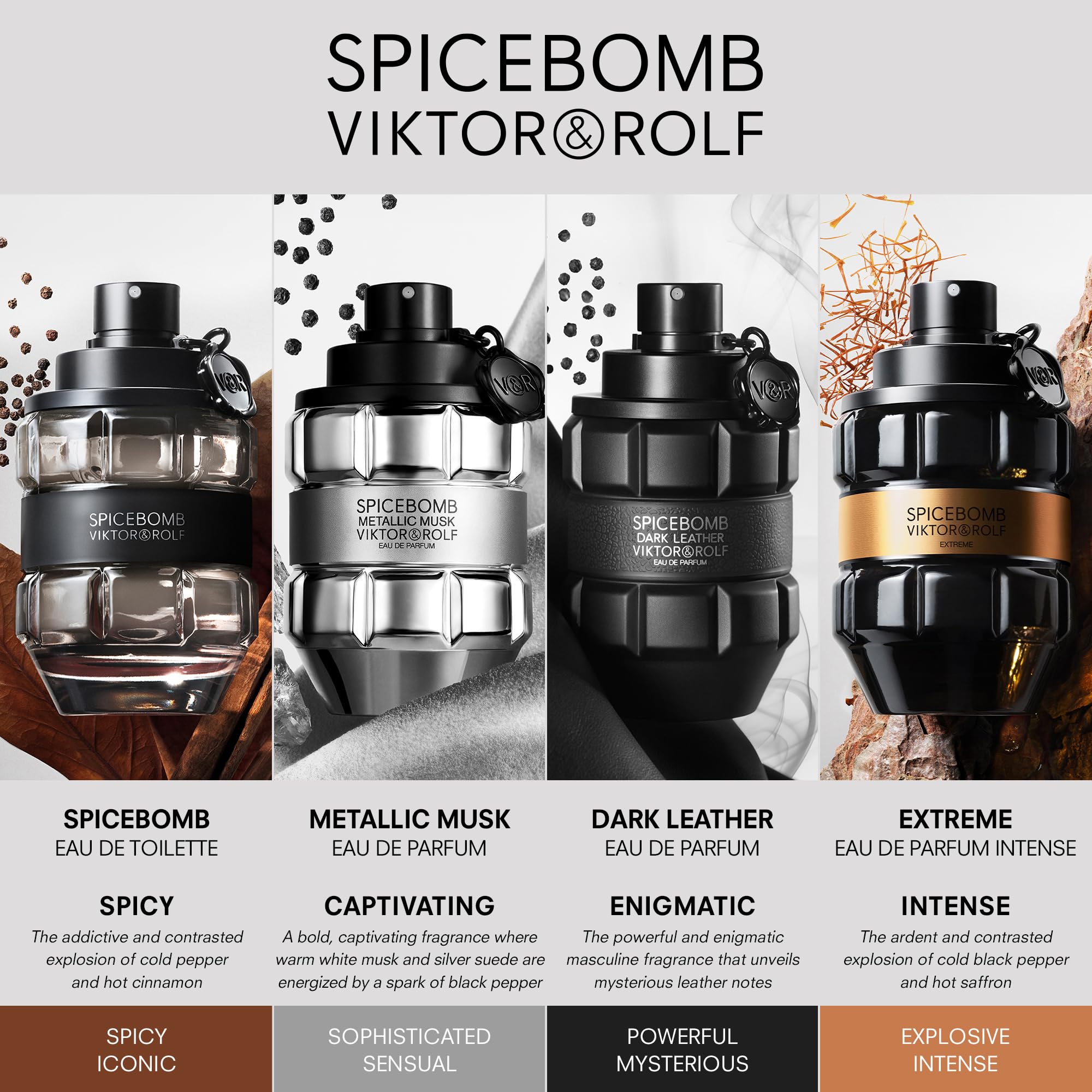 Viktor & Rolf Spicebomb Metallic Musk Eau de Parfum 50ml Spray