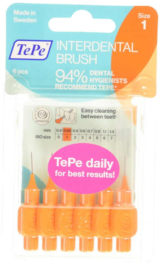 TePe Interdental Brushes Orange 0.45mm 