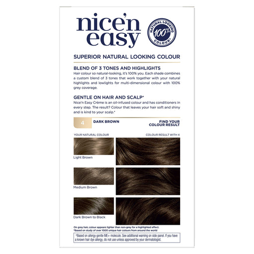 Nice & Easy Care Colour Dark Brown 4