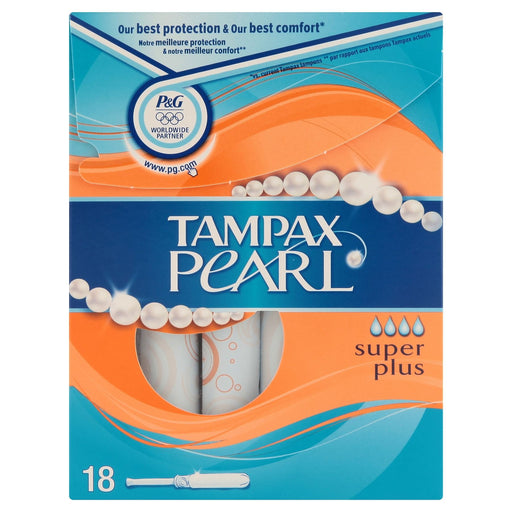 Tampax Pearl Applicator Tampons Super Plus