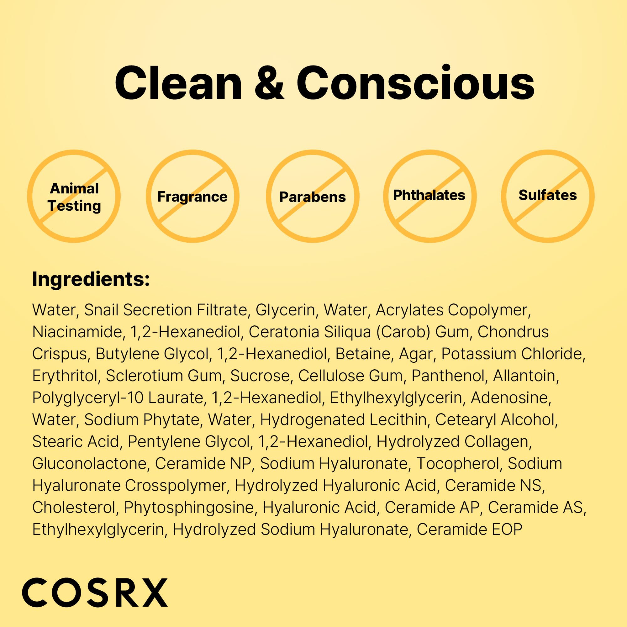 Cosrx Advanced Snail Mucin Glass Glow Hydrogel Face Mask 34g