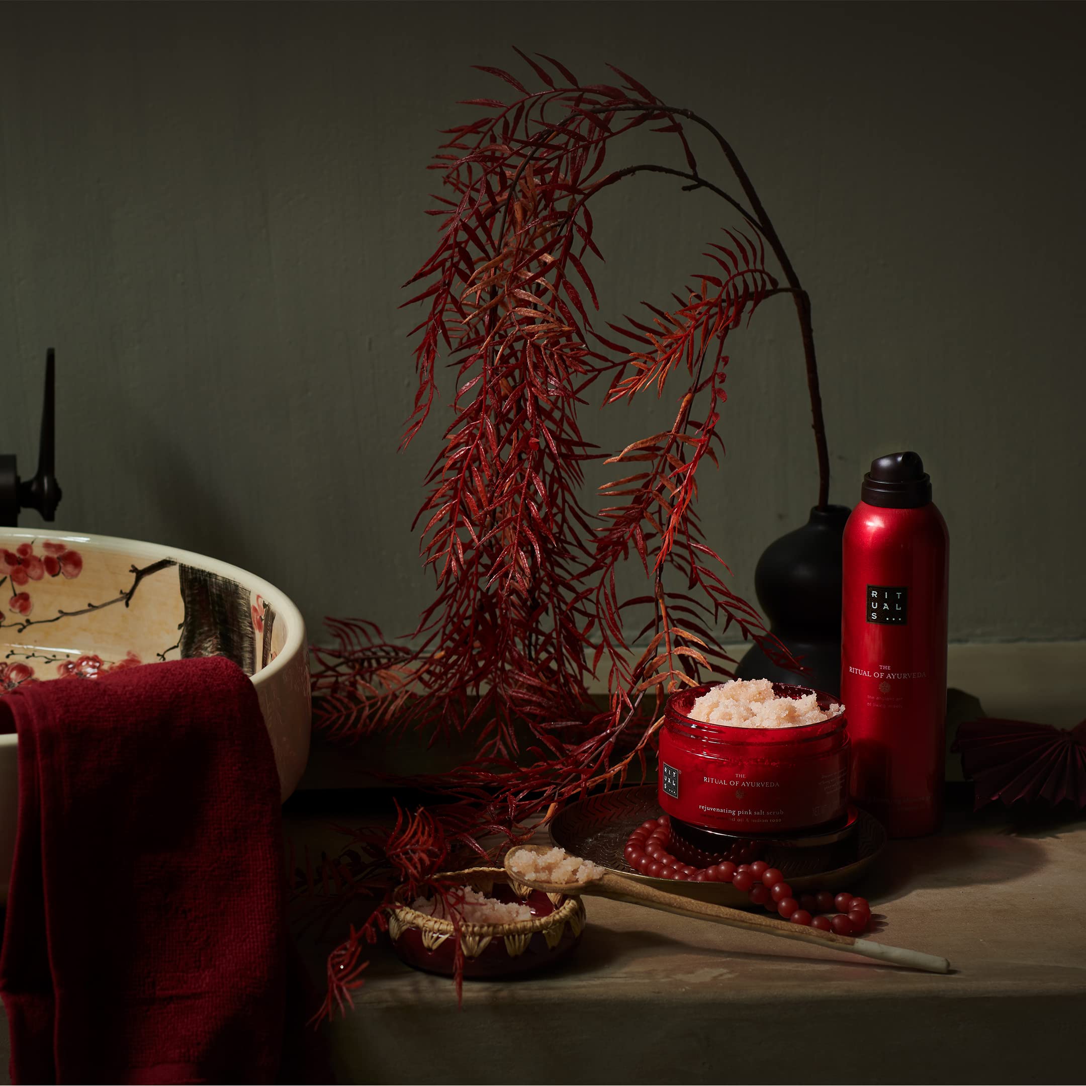 Rituals The Ritual of Ayurveda Gift Set 70ml Body Cream + 125g Body Scrub + 50ml Foaming Shower Gel