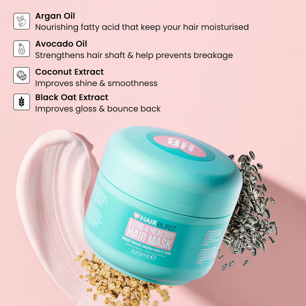Hairburst Hydrating Hair Mask - Avocado & Coconut - 220ml