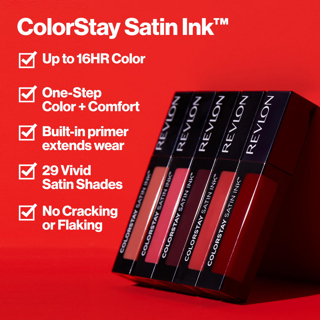 Revlon ColorStay Satin Ink Liquid Lipstick 5ml - 022 Black Cherry