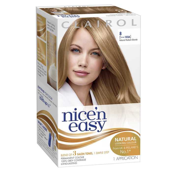 Nice & Easy Care Colour Medium Blonde 8