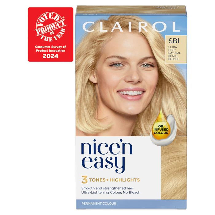 Nice & Easy Care Colour Ultra Light Natural Beach Blonde SB1