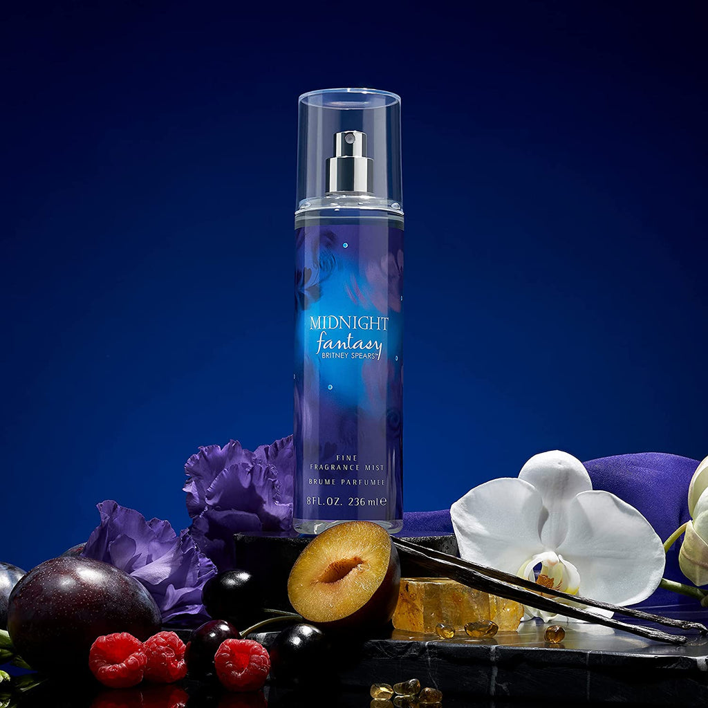 Britney Spears Midnight Fantasy Fragrance Mist 236ml - Perfume & Cologne at MyBeautyBoutique by Britney Spears