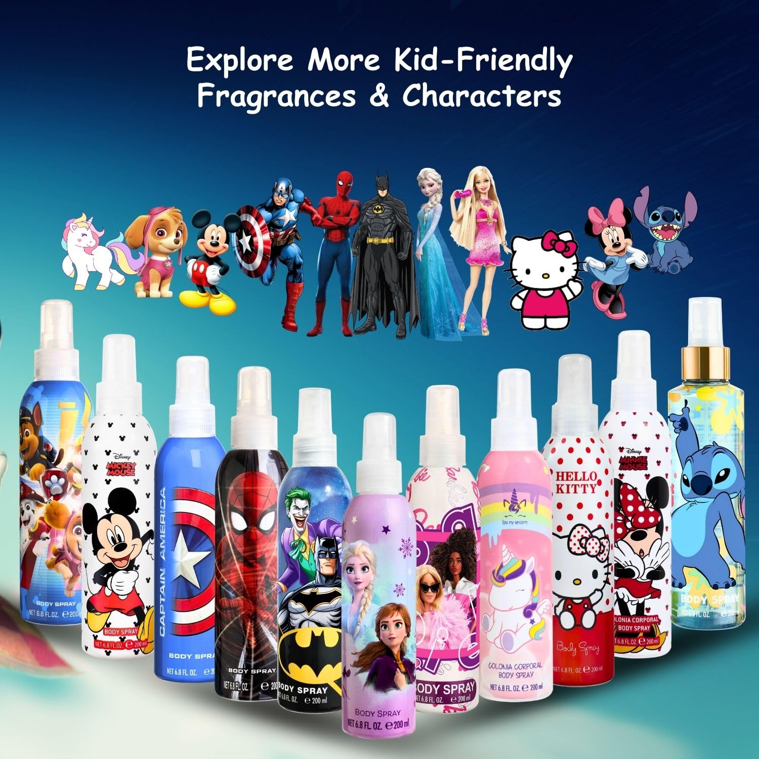 Disney Mickey Mouse Cool Cologne Spray 200ml