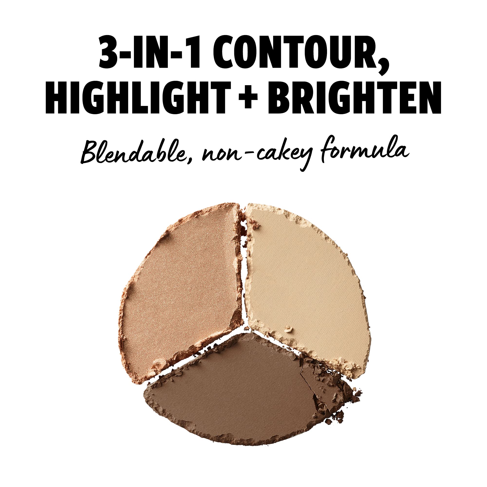 NYX 3 Steps To Sculpt Face Sculpting Palette 5g - Light