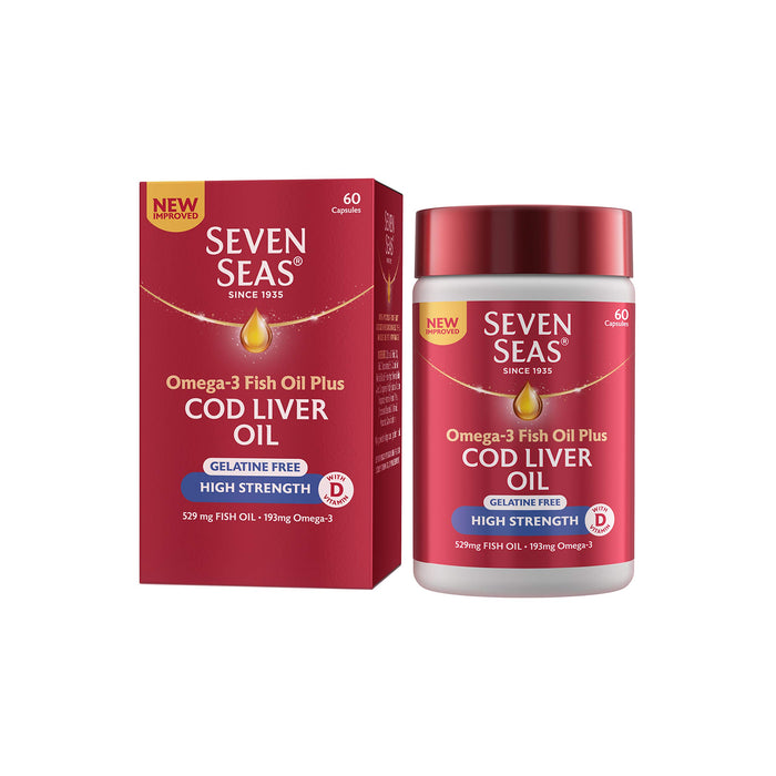 Seven Seas Cod Liver Oil Capsules High Strength