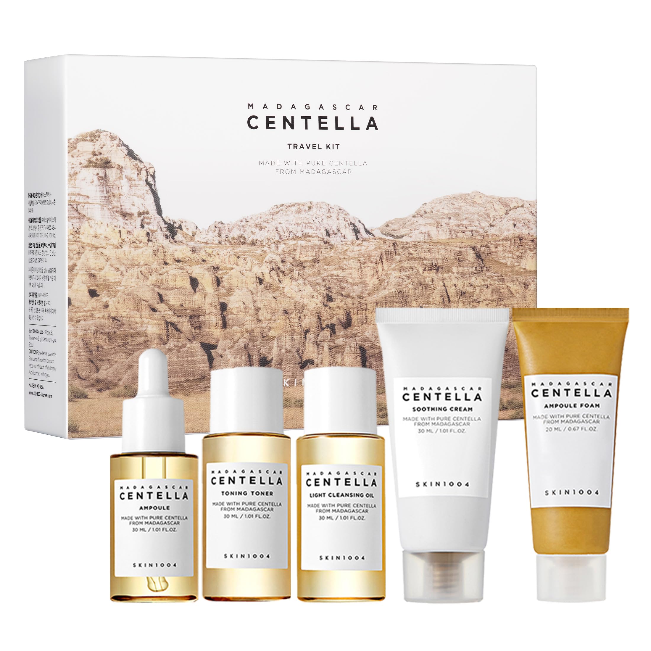 Skin1004 Madagascar Centella Travel Kit 5 Pieces