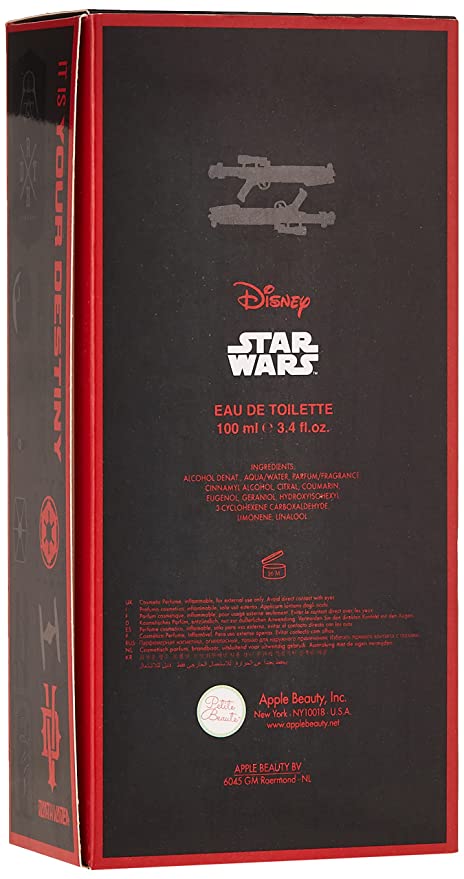 Star Wars Disney Darth Vader Eau De Toilette 100ml - Eau de Toilette at MyBeautyBoutique by Star Wars