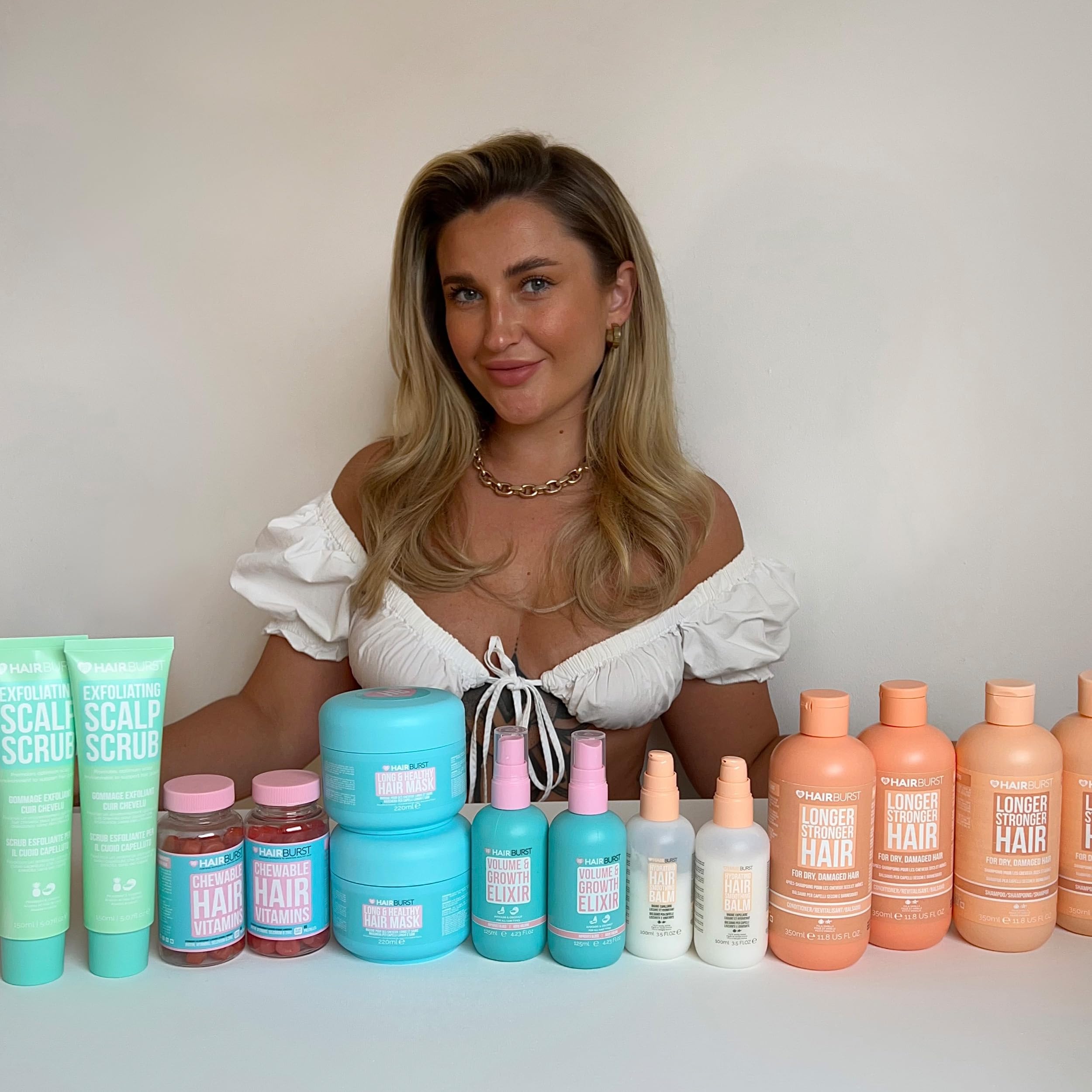 Hairburst Dry and Damaged Hair Bundle - Shampoo 350ml + Conditioner 350ml