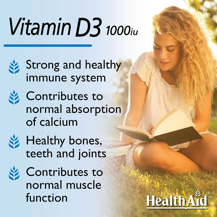 Healthaid Vitamin D3 Tablets 1000Iu