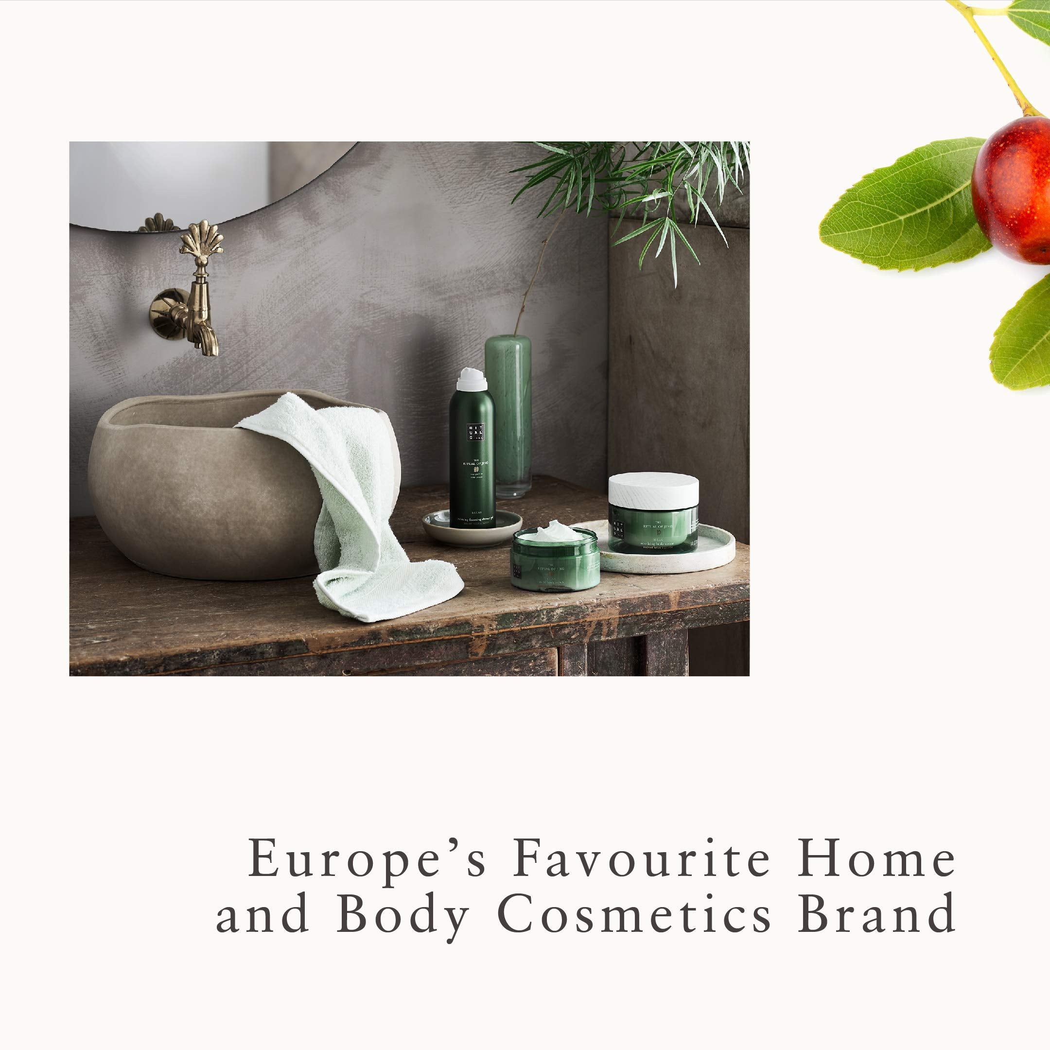 Rituals The Ritual of Jing Gift Set 50ml Shower Gel + 125ml Body Scrub + 70ml Body Cream