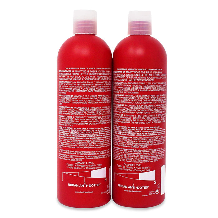 Tigi Duo Pack Bed Head Urban Antidotes Resurrection 750ml Shampoo + 750ml Conditioner 